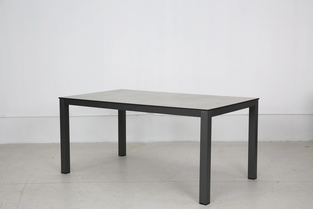 Doppler PICASO - ogrodowy stół aluminiowy 160 x 90 cm, naturalny