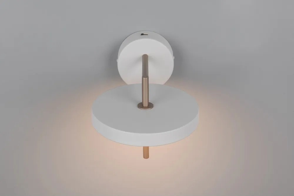 Kinkiet LED z elastyczną konstrukcją/ze ściemniaczem w kolorze kości słoniowej ø 20 cm Keaton – Trio