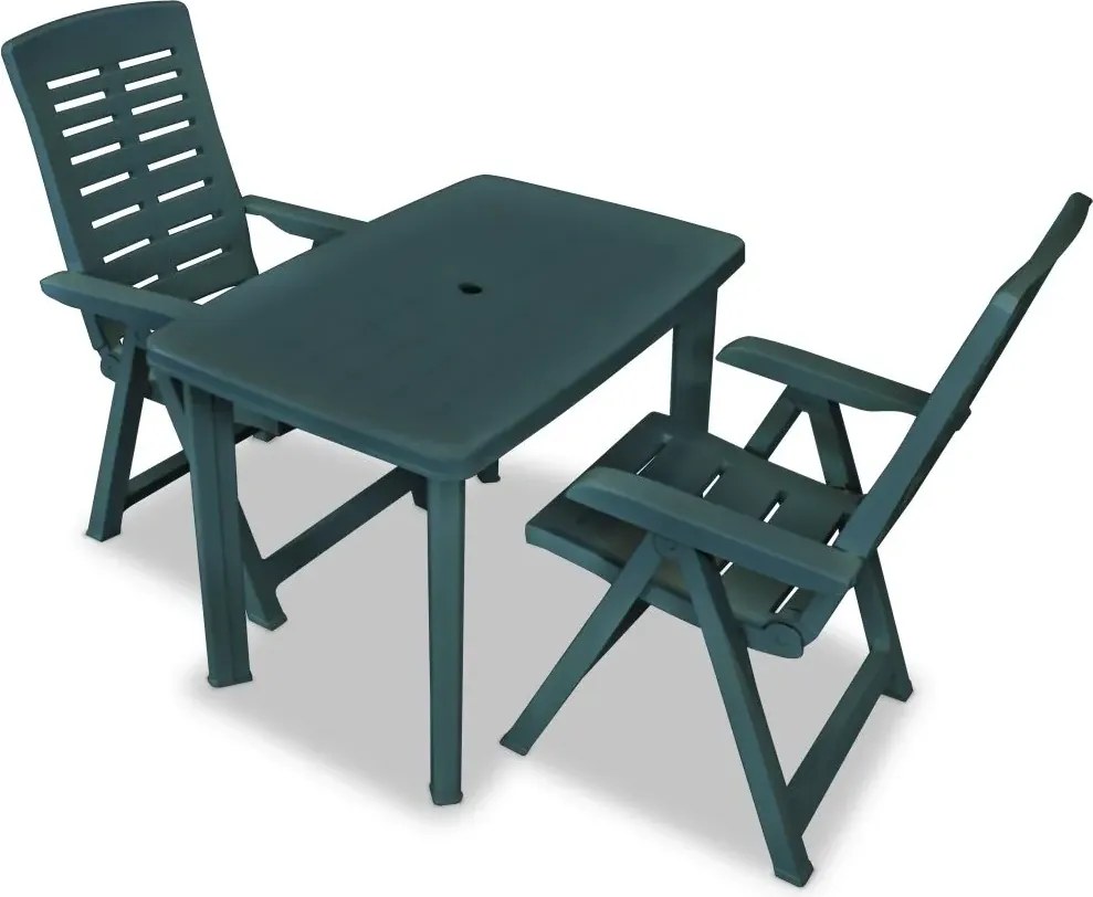 Zestaw zielonych mebli ogrodowych G6-W57