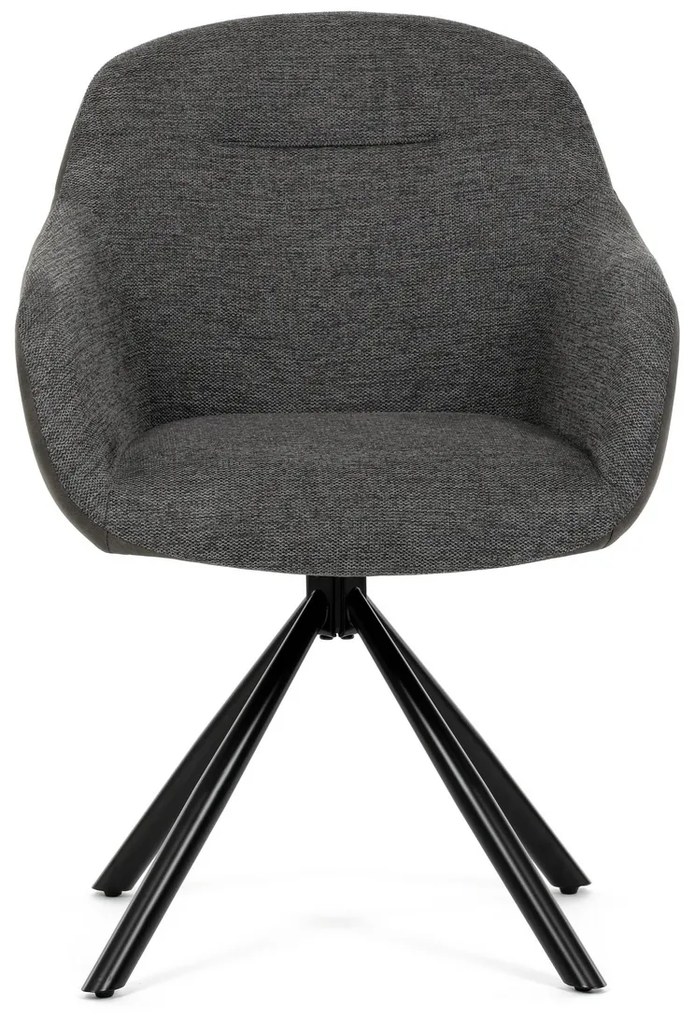 Zestaw krzeseł obiadowych z mechanizmem powrotnymDCH-Y1143 GREY2, 2 szt.