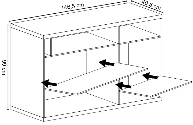 Komplet mebli do sypialni w dekorze dąb ribbeck B0-H61