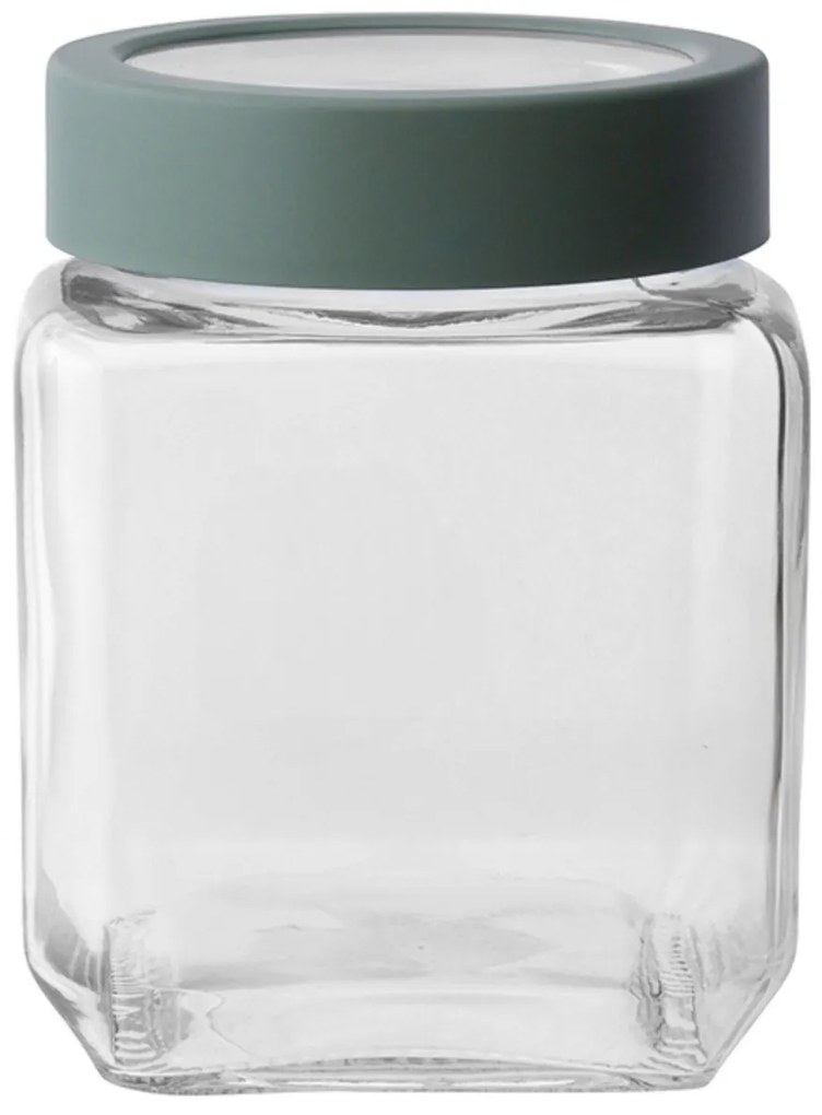 Altom Szklany pojemnik z pokrywką 500 ml, zielony, 500 ml