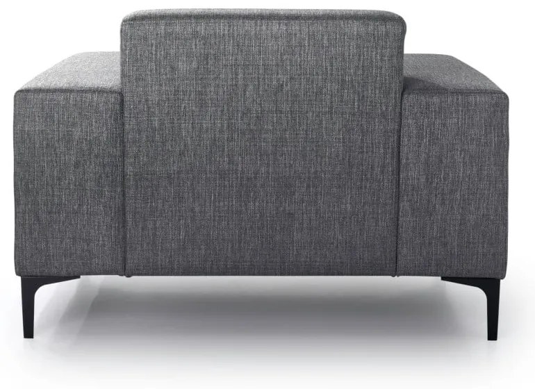 Antracytowy fotel Scandic Diva