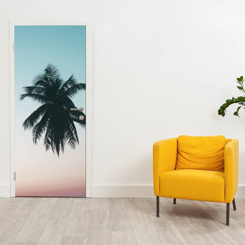 Fototapeta na drzwi - Palma na Bali (95x205cm)