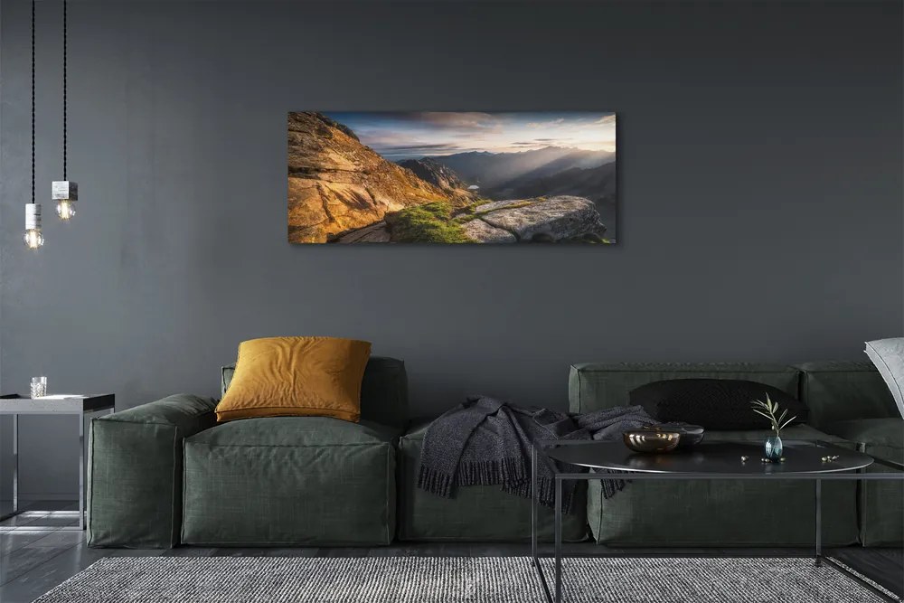 Obraz na płótnie Góry o Wschodzie Słońca