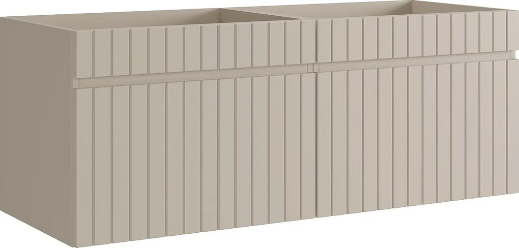 Wisząca szafka podumywalkowa beżowa - 120 cm - SATARA