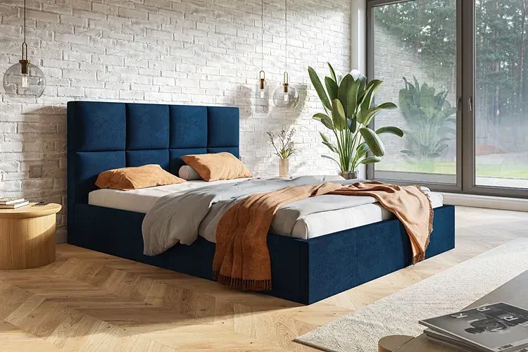 Łóżko małżeńskie 180x200 Kamelia 3X - 36 kolorów