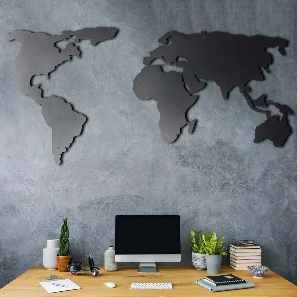 Mapa ścienna 120x60 cm Silhouette – Bystag