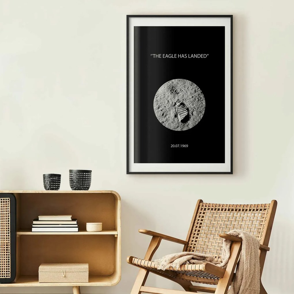Plakat The Eagle 60x90 cm z ramą czarną z marginesem ARTGEIST B