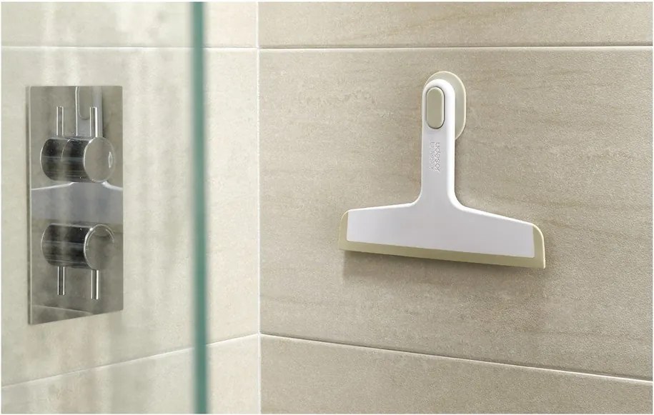 Biała ściągaczka z uchwytem 24 cm Duo – Joseph Joseph