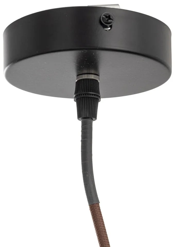 Brązowa lampa wisząca ze szklanym kloszem ø 27 cm Ilua – Bloomingville
