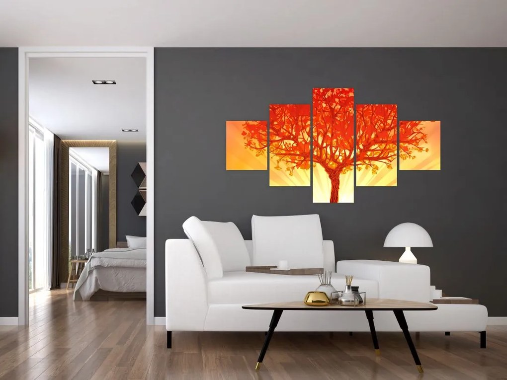 Obraz - Drzewo w słońcu (125x70 cm)