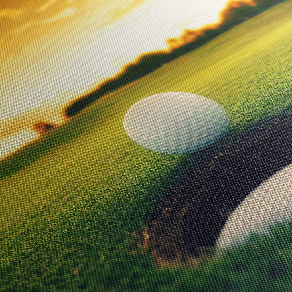Obraz - Golf (z zegarem) (90x30 cm)