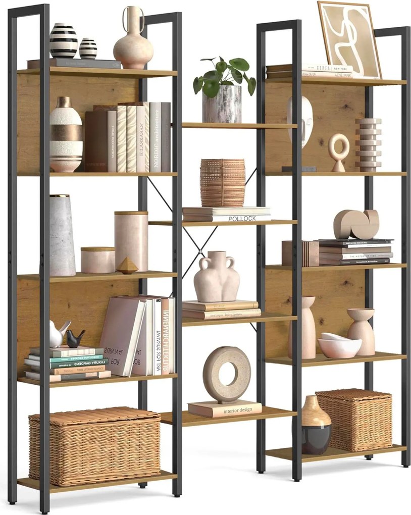 Duży industrialny regał dąb artisan C0-W71