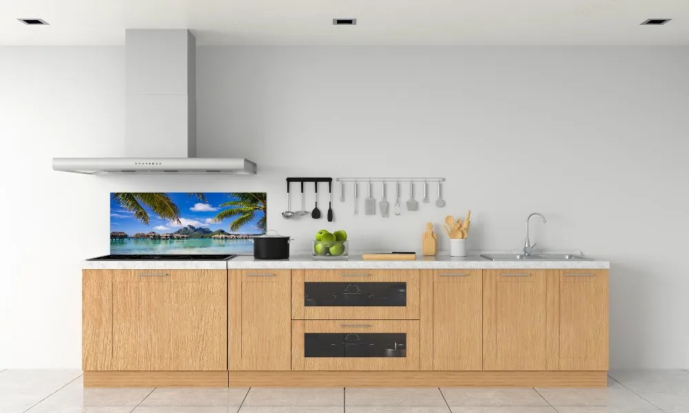 Panel do kuchni Palmy na Bora Bora
