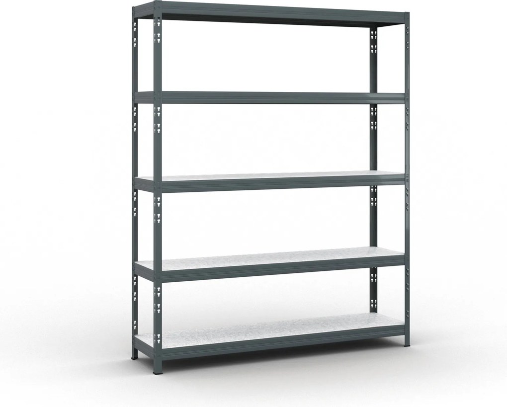 Regał półkowy 1966 x 1600 x 400 mm, nośność 350 kg