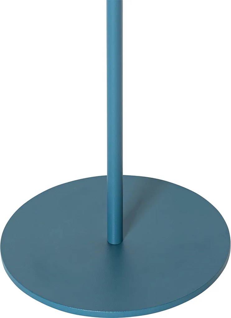 Lampa stojąca zewnętrzna niebieska z LED 3-stopniowy ściemniacz na solar - Ferre