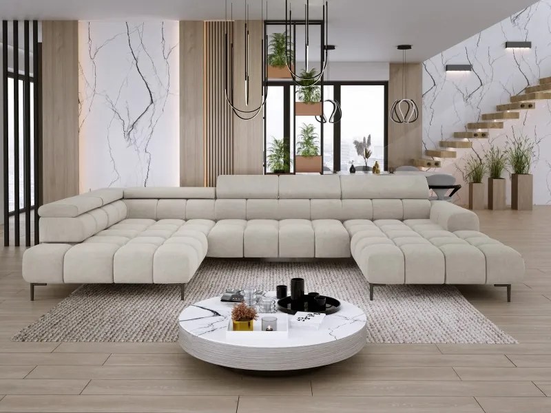 Narożnik PLAZA XL Lewostronny Tkanina CLOUD 03 WERSAL