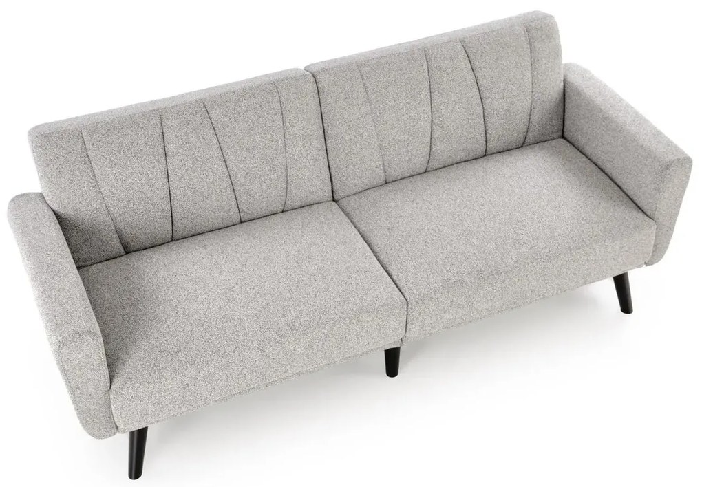 Sofa rozkładana LARIX szara HALMAR