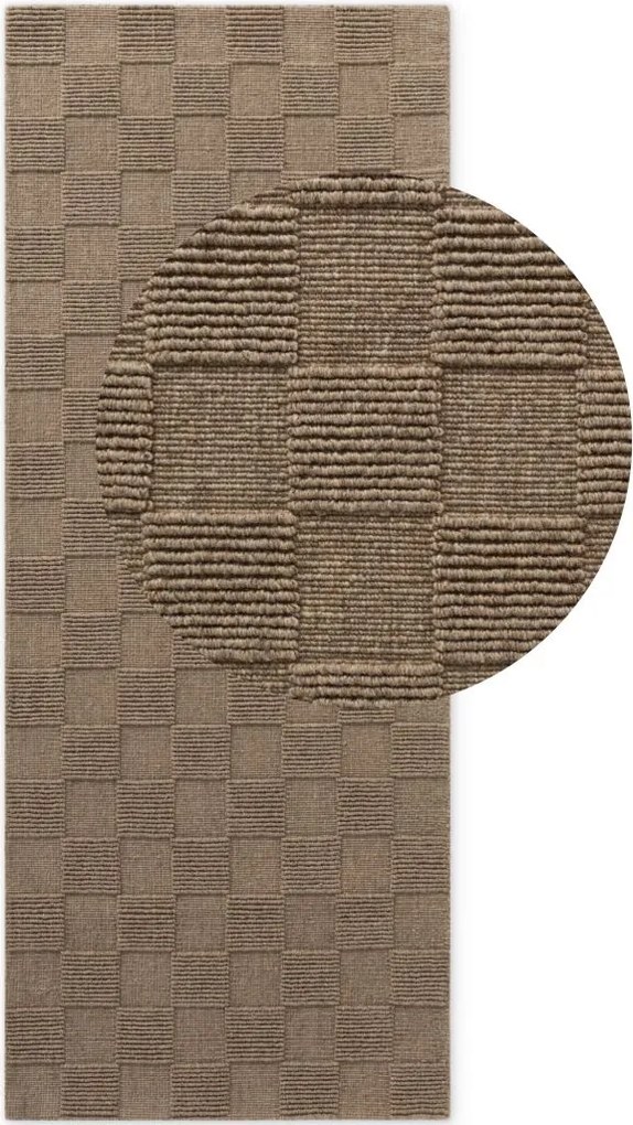 Dywan wełniany Villeroy &amp; Boch 1766  Scala karmelowy  80cm x 200cm