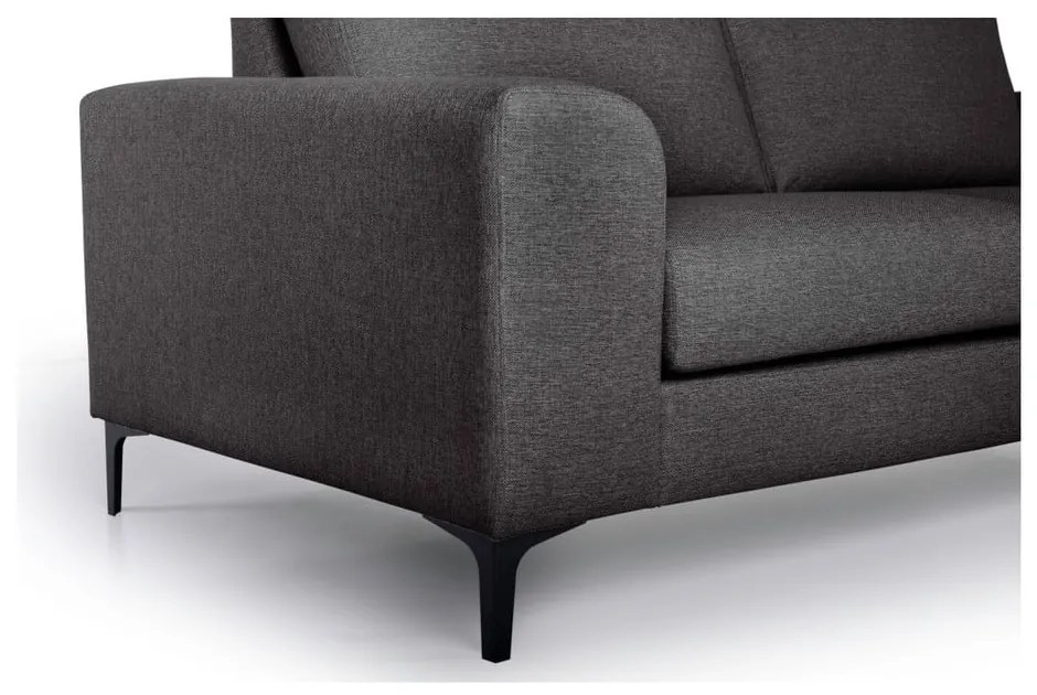 Antracytowa sofa Scandic Henry, 214 cm