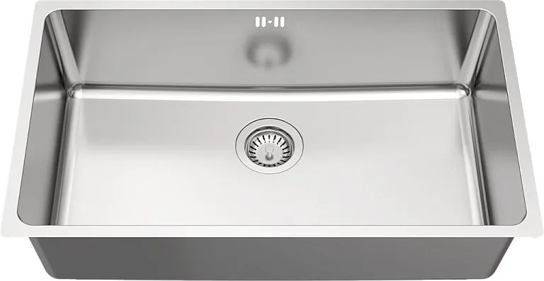 Inoxa zlewozmywak 1 duża komora 76x44 ze stali nierdzewnej - Essebagno