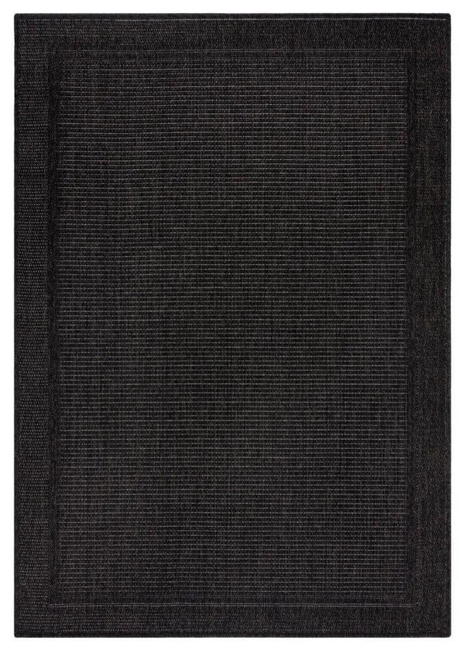 Ciemnoszary dywan odpowiedni na zewnątrz 80x150 cm Weave – Flair Rugs