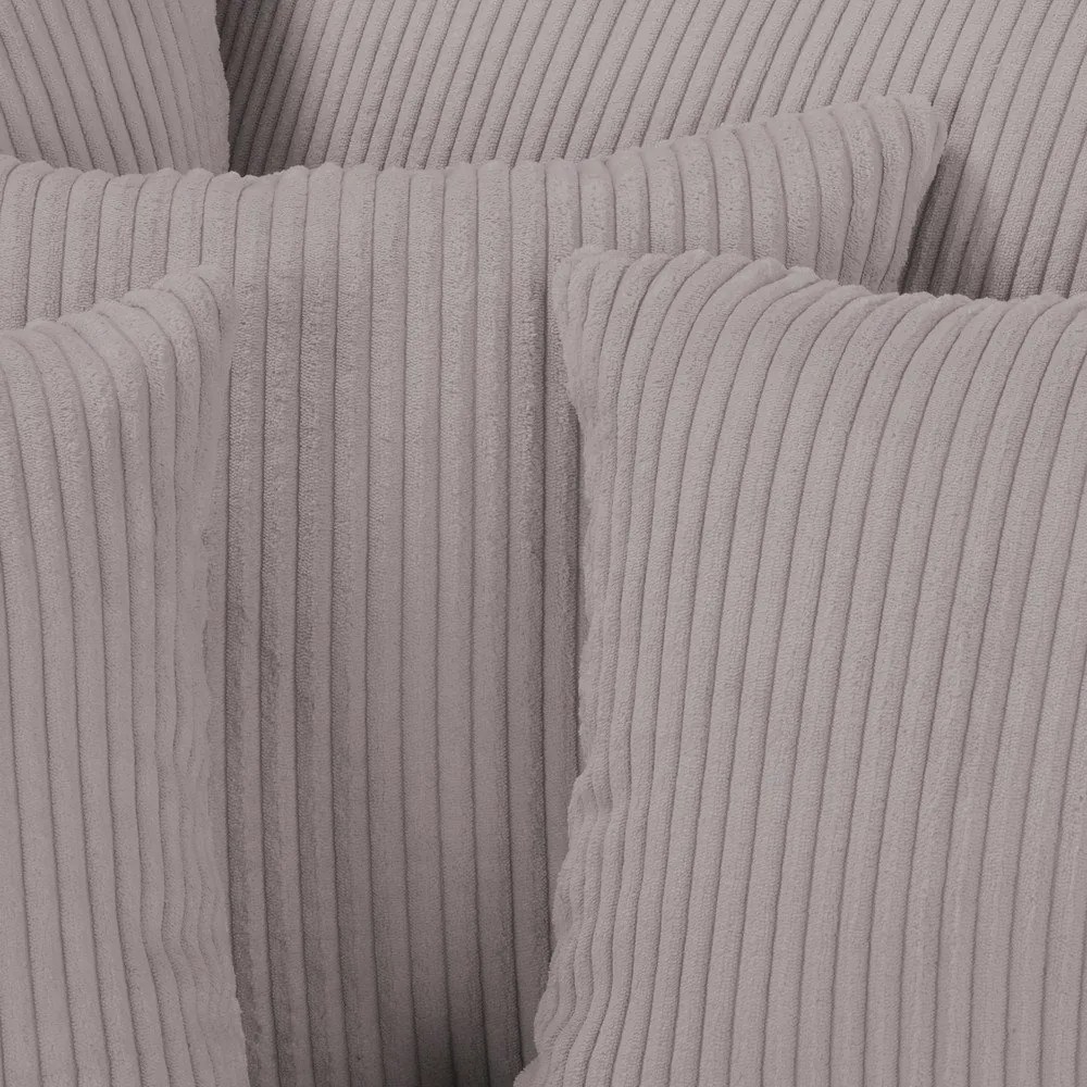 Szary sztruksowy narożnik (lewostronny) Ariella – Ropez