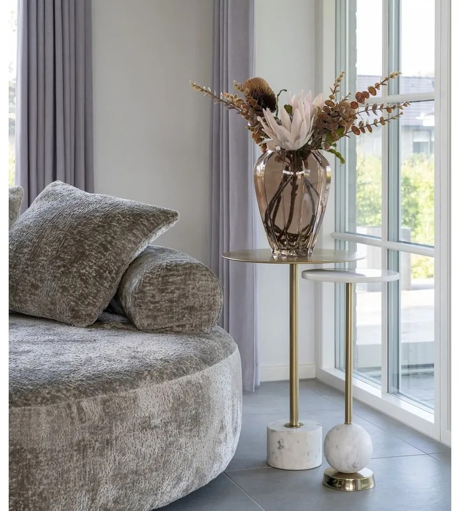 Metalowy okrągły stolik ø 25 cm Salo – House Nordic