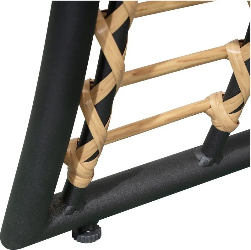 Beżowy metalowy fotel ogrodowy Paros – Garden Pleasure