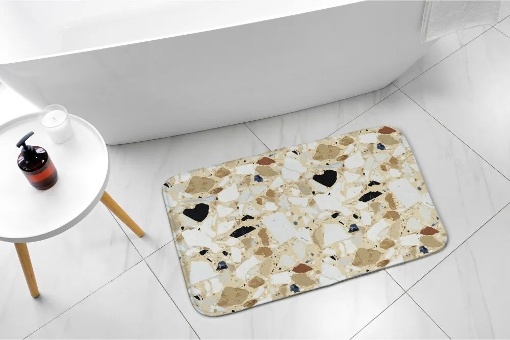 Dywanik antypoślizgowy do łazienki Dywanik antypoślizgowy do łazienki Kolorowa Abstrakcja