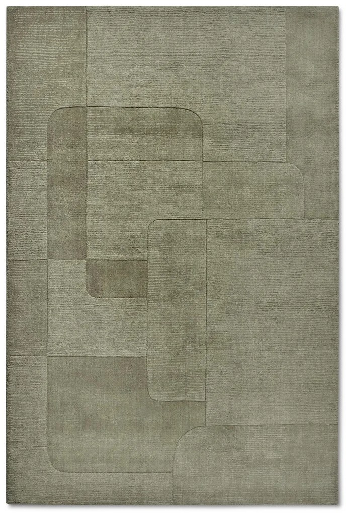 Dywan wełniany Villeroy & Boch Charlotte zielony 80 cm x 150 cm