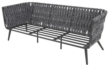 RIVA EXPERT antracyt/szary - zestaw ogrodowy aluminiowy
