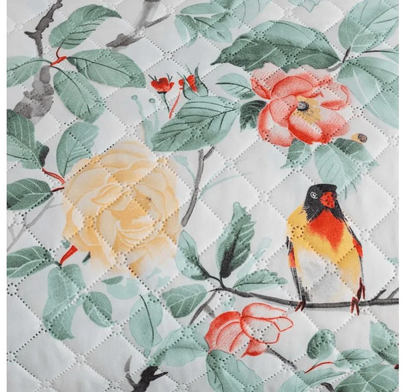 Narzuta na łóżko ze wzorem PETALIA, kolorowy Rozmiar: 170 x 210 cm
