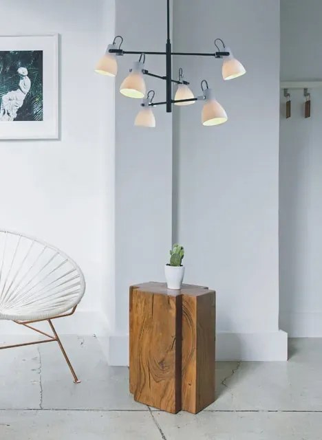 Loftowy żyrandol nad stół - 4X S598 Z6-W00