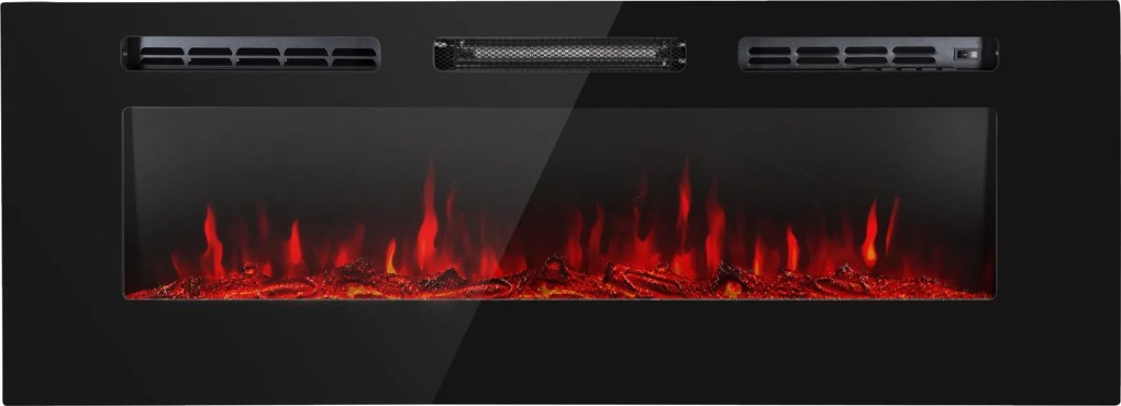 Klarstein Galeras 1800W 127cm Kominek Elektryczny Naścienny Czarny