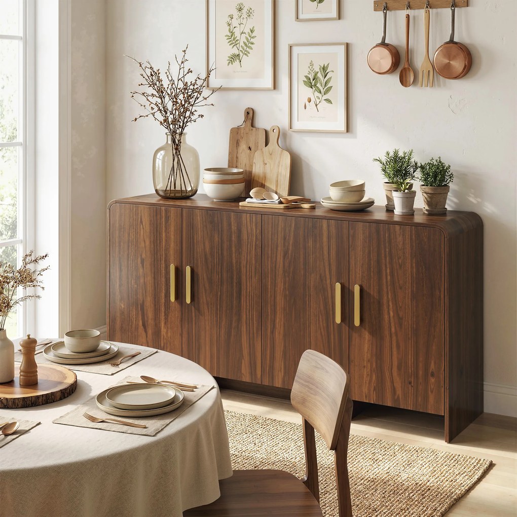 HOMCOM mit arbeitsplatte küchenschränke vorratsschrank schrank küchenkommode küchen esszimmer tv-kommode | Aosom PL