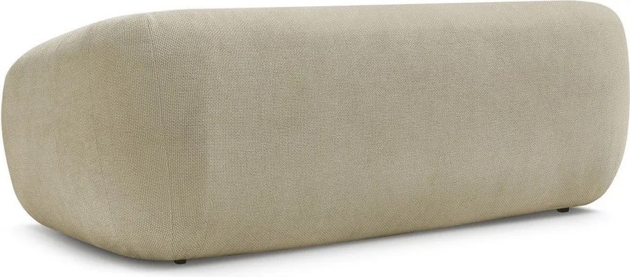 Szarobrązowa rozkładana sofa z tkaniny szenilowej 228 cm Neyo – Bobochic Paris