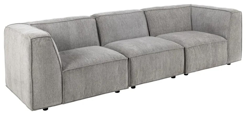 Jasnoszara sofa modułowa Bonami Selection Fairfield, 282 cm