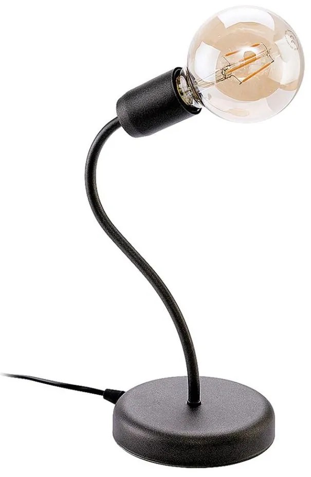 Jupiter 1669 - Lampa stołowa LUCE 1xE27/60W/230V tytan