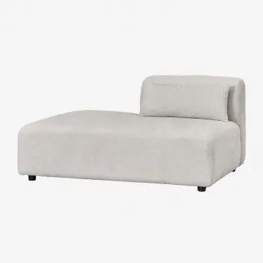 Lewy Moduł Szezlonga Do Modułowej Sofy Fogler Tkaniny Jasnoszary - Sklum