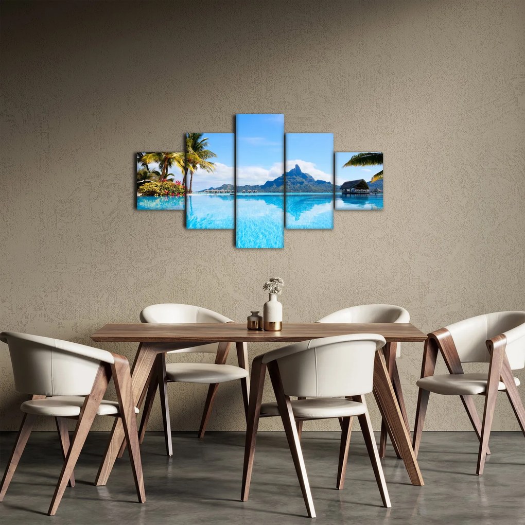 Obraz - Palmy i plaże (125x70 cm)