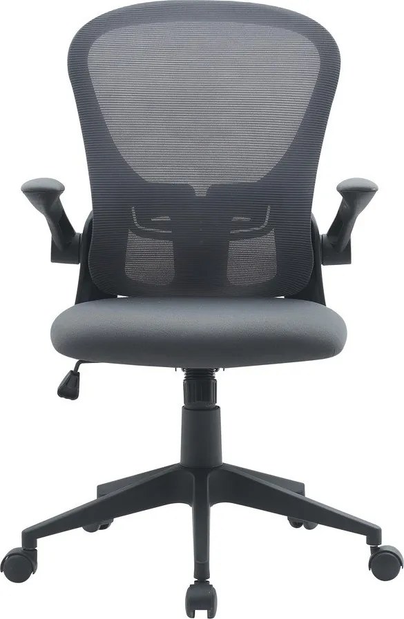 Szare tapicerowane krzesło biurowe Kempton – Yes Everyday