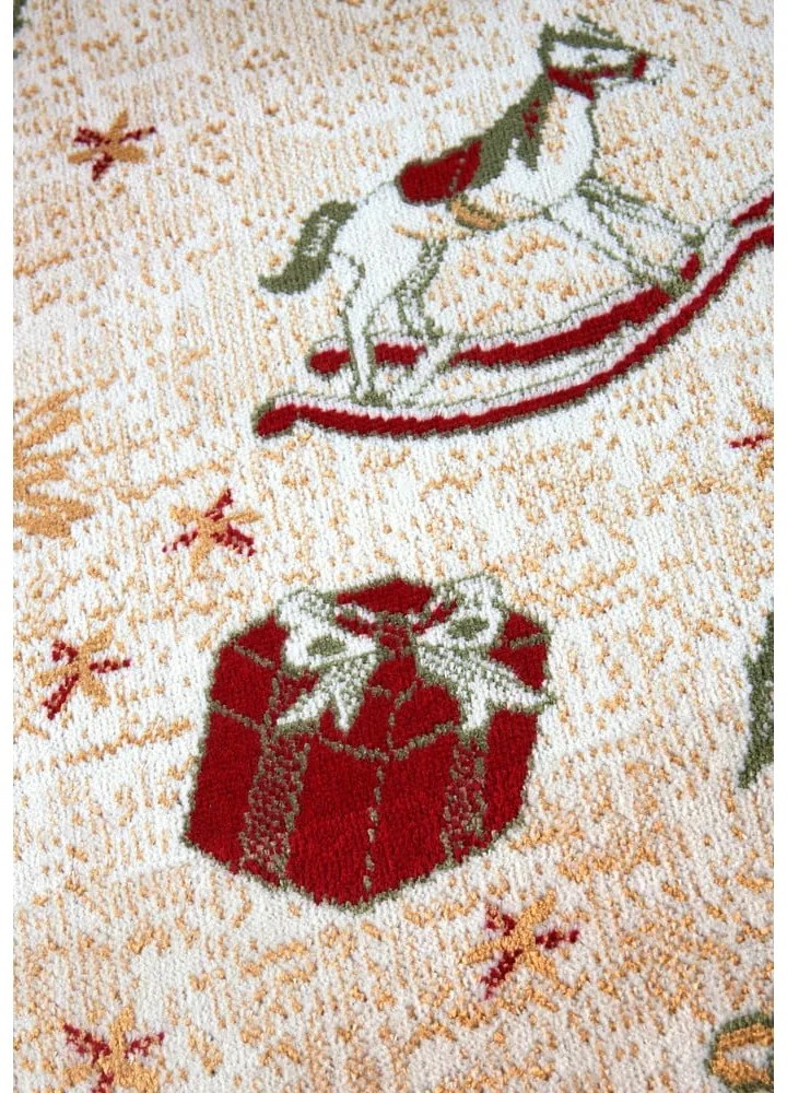 Zielony dywan z mieszanki bawełny ze świątecznym motywem 160x230 cm Toy's Delight Green Christmas – Villeroy&amp;Boch