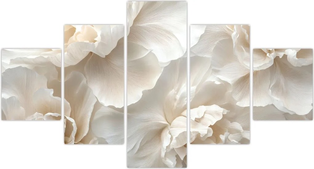 Obraz - Delikatne piwonie (125x70 cm)