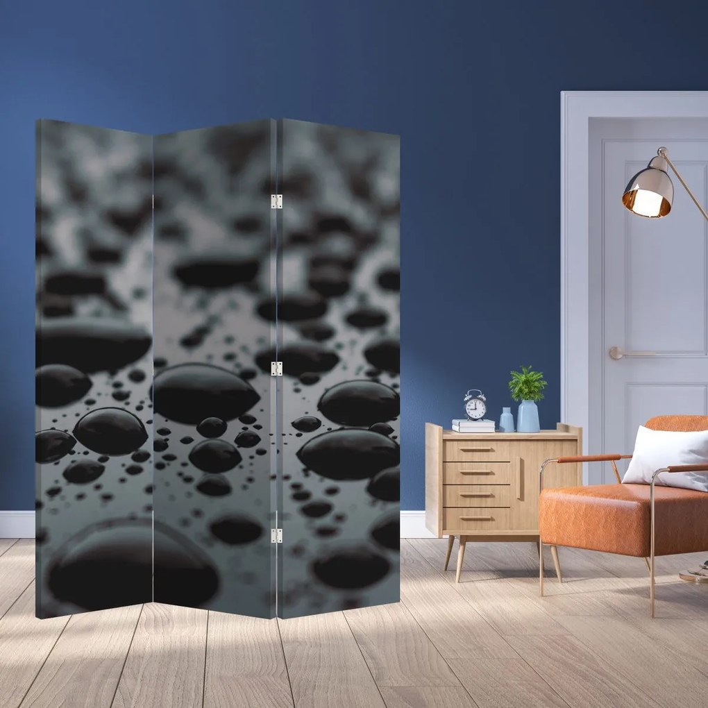 Parawan - Krople wody (126x170 cm)