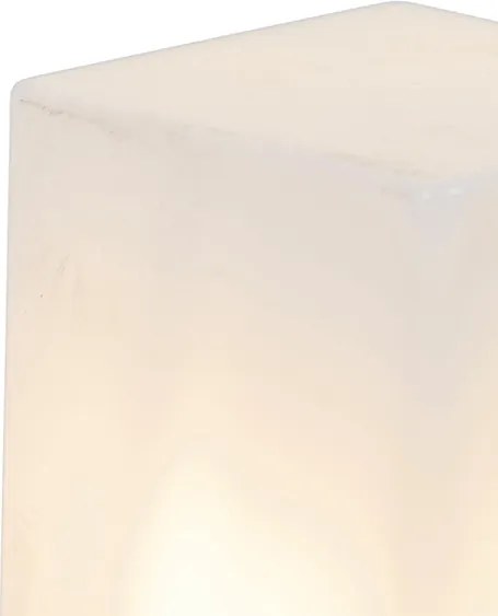 Lampa ogrodowa na szpikulec czarny opalowe szkło 50 cm szpikulec i kabel - Dania