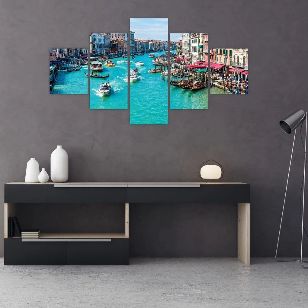 Obraz  - Canal Grande, Wenecja, Włochy (125x70 cm)