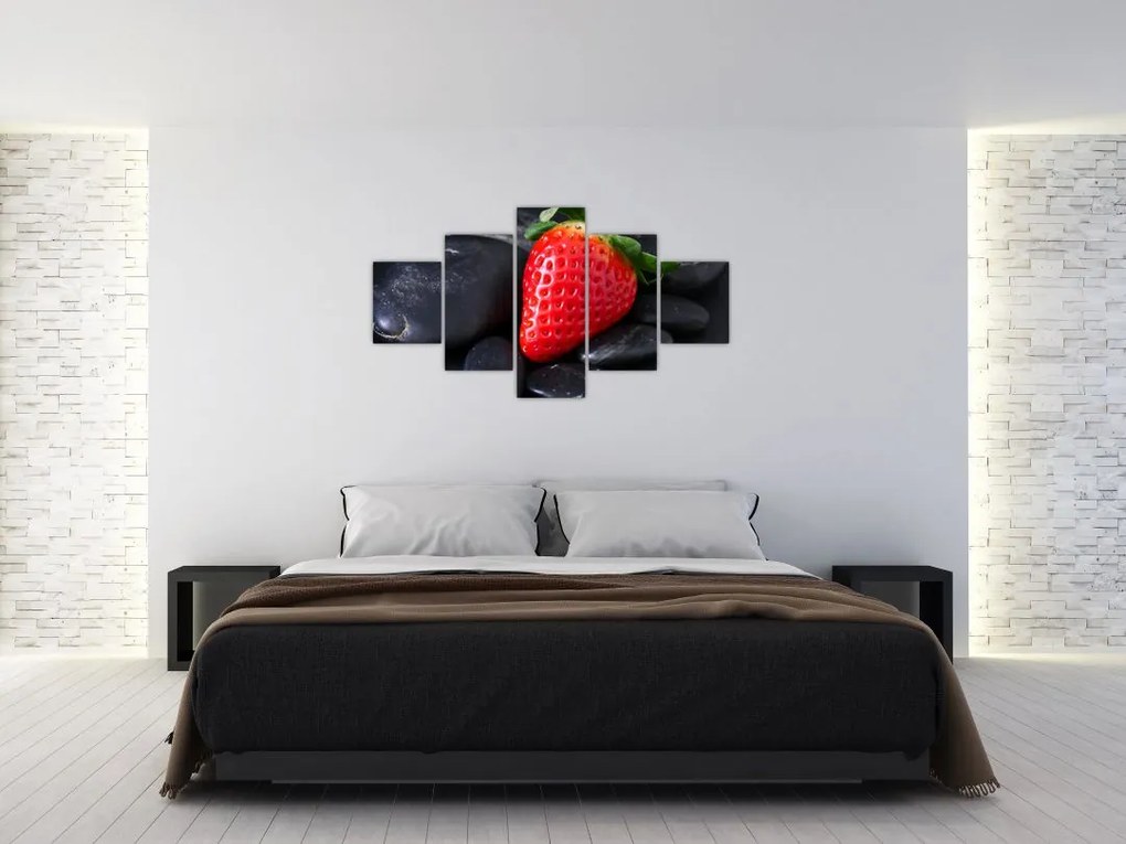 Obraz - truskawka (125x70 cm)