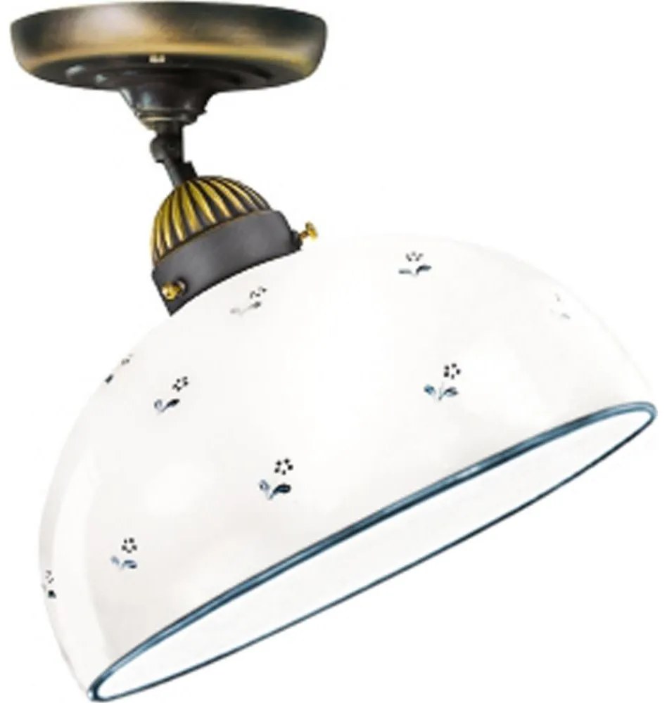 Kolarz 731.10.24 - Żyrandol natynkowy NONNA 1xE27/75W/230V śr. 30 cm niebieski